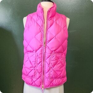 J. Crew, vest, beach, outdoor, Barbie, Pink, Free earrings ✨️